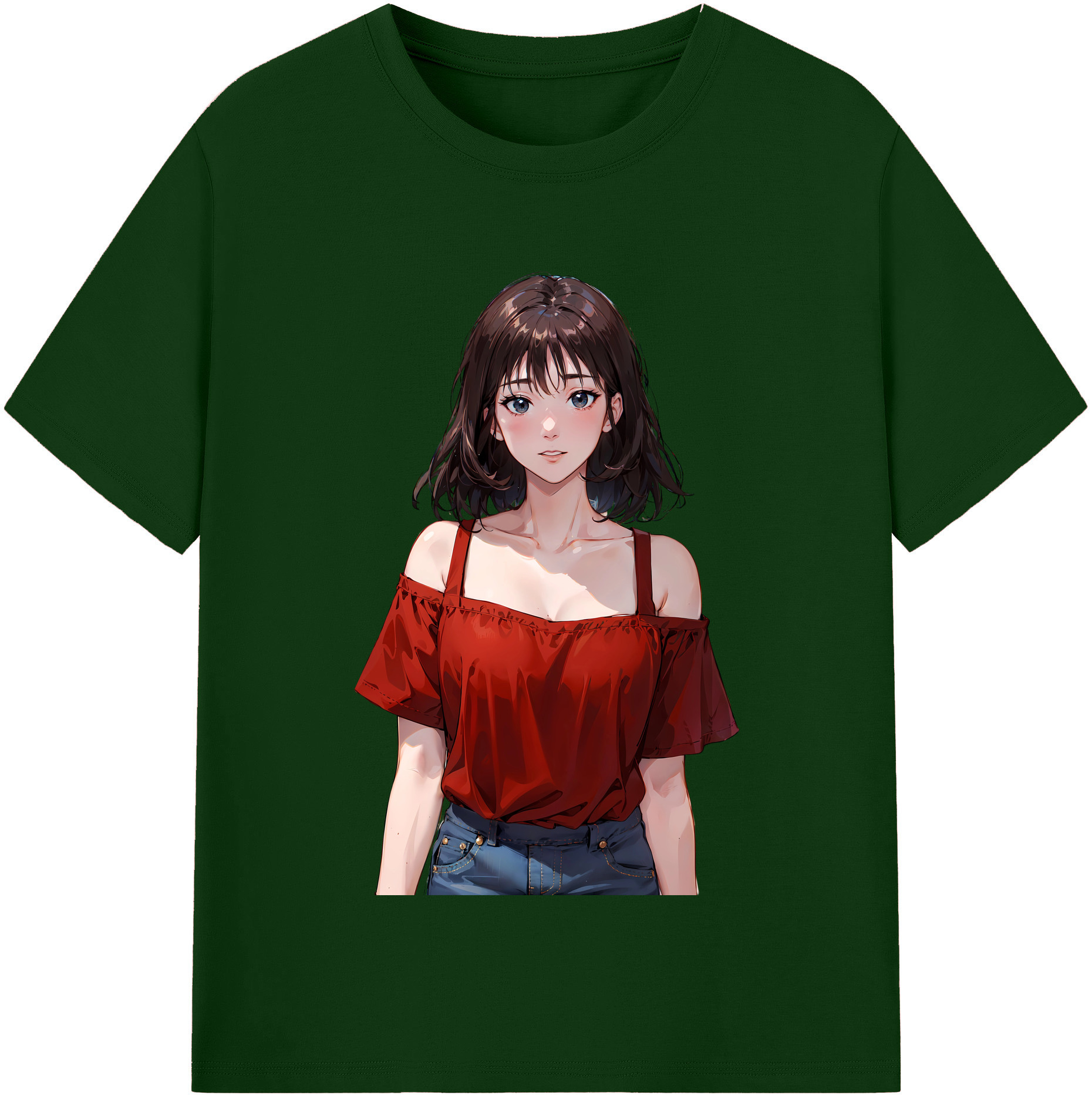 SLAM DUNK／スラムダンク 綿100％半袖Tシャツ（フロントプリント）
